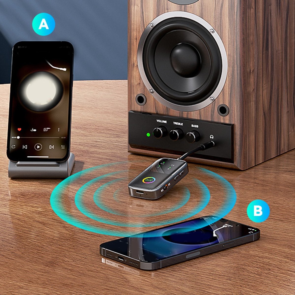 Audio Music Player Pc - Wysokiej jakości adapter audio HIFI Bluetooth