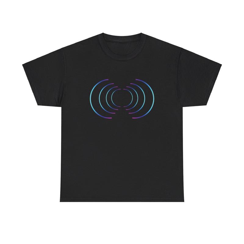 Audio Music Wave - Koszulka graficzna Wave Frequency cool abstrakcyjny