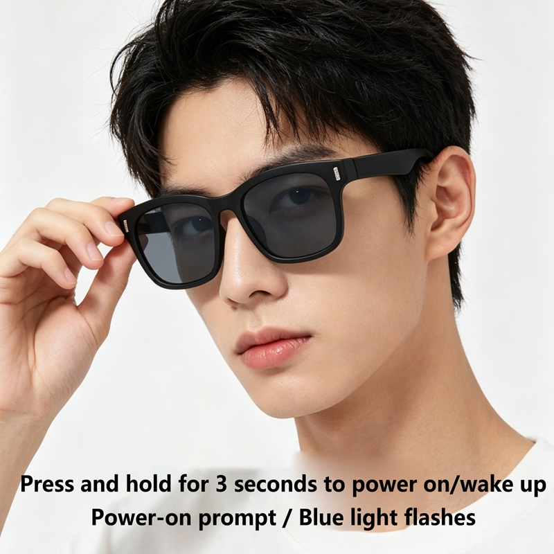 Audio Music Arabic - Inteligentne okulary przeciwsłoneczne AI z Bluetooth,