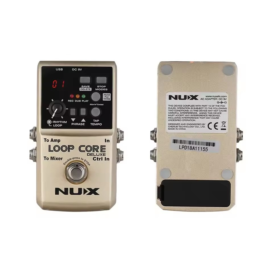 Looper Pedal Guitar - Nux Loop Core Deluxe pedał efektów