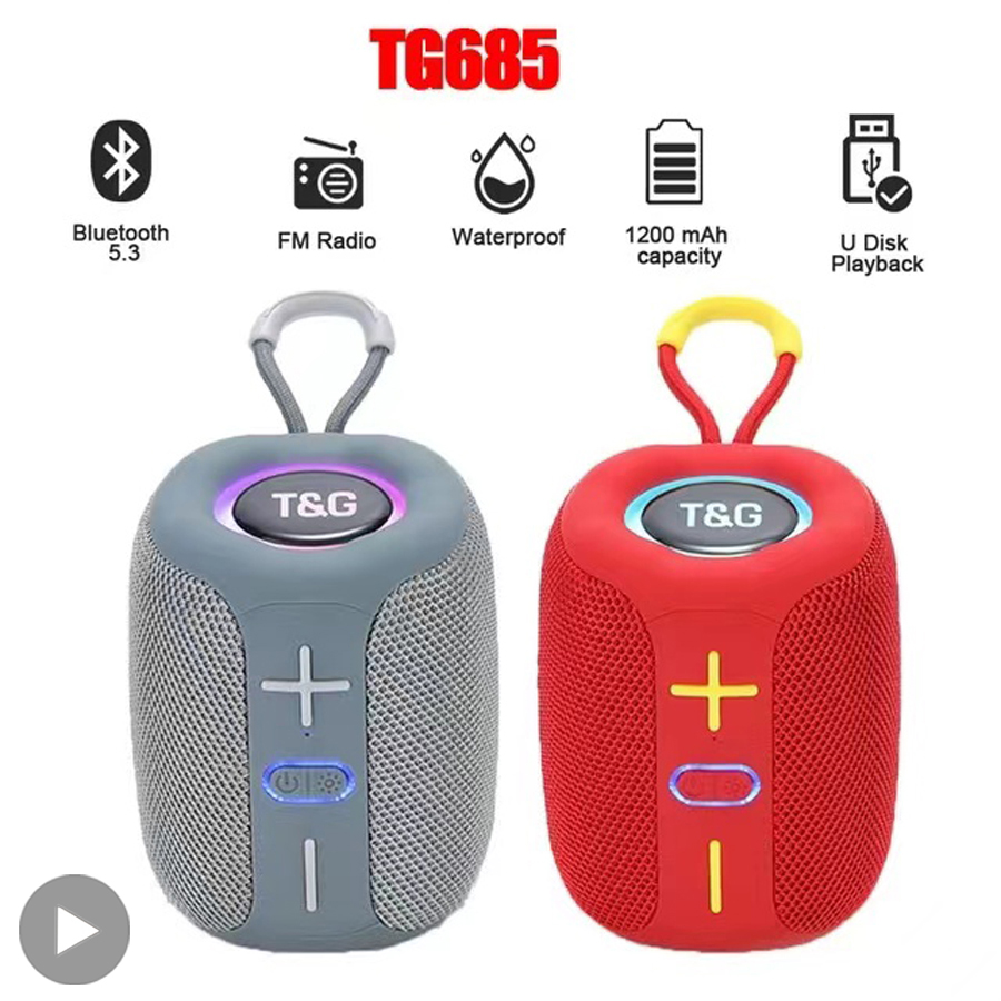 Audio Music Player Pc - Głośnik Bluetooth Przenośny Sound Box Bezprzewodowy