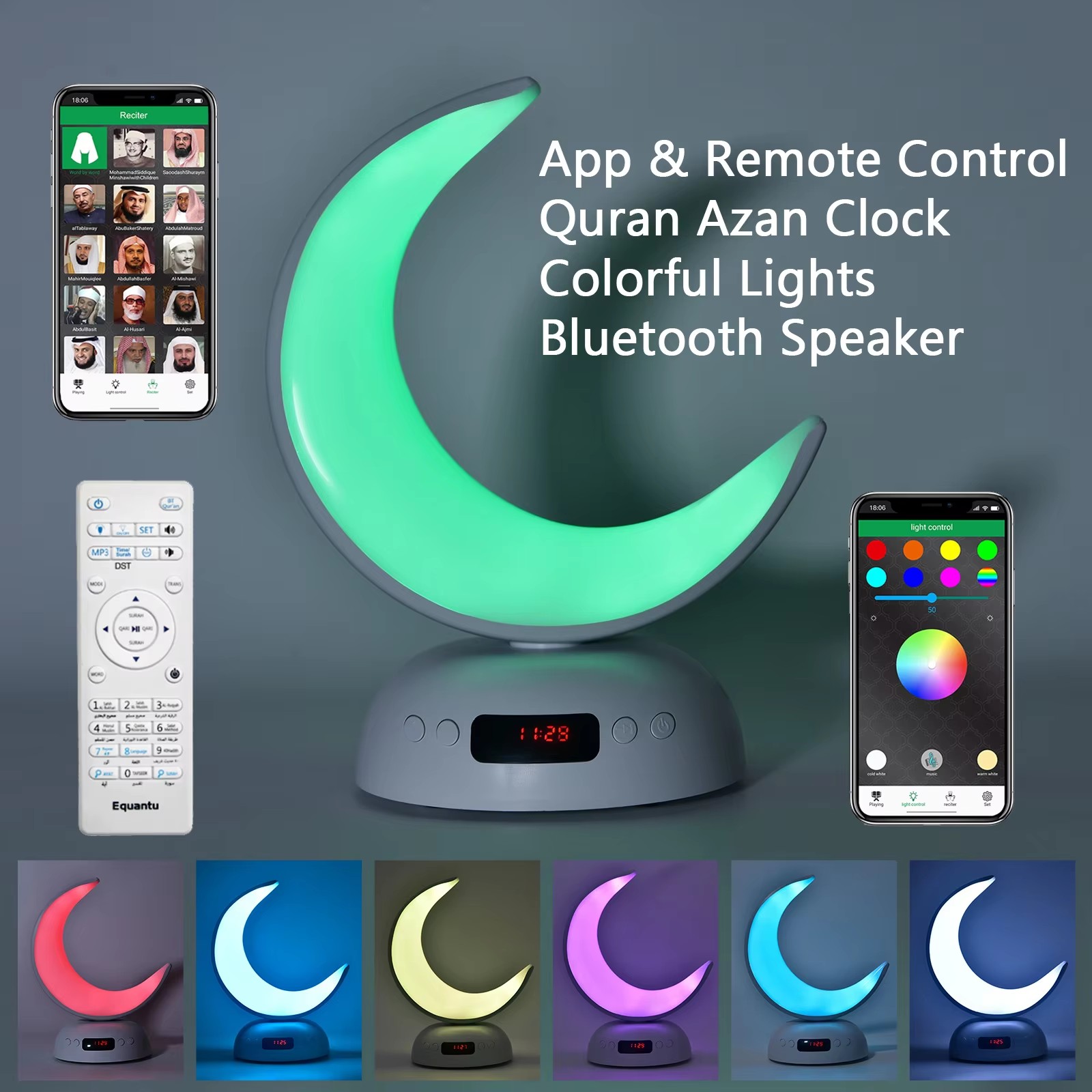 Audio Music Islamic - Zegar Azan z Koranem, Islam, Muzułmanin,