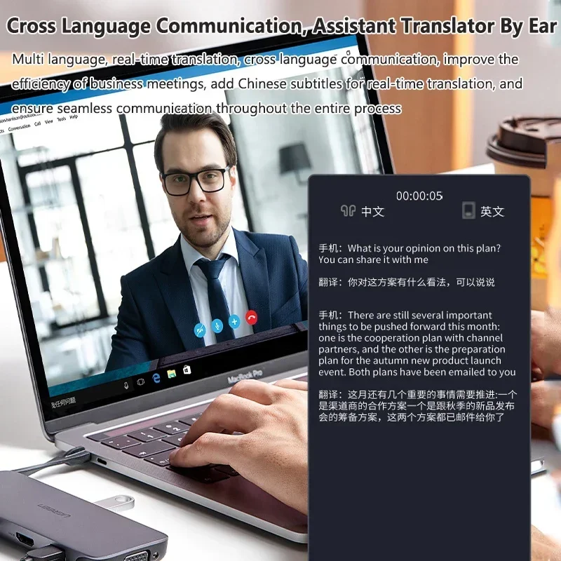 Okulary do tłumaczeń AI, intel – Audio Music Arabic recenzja i cena