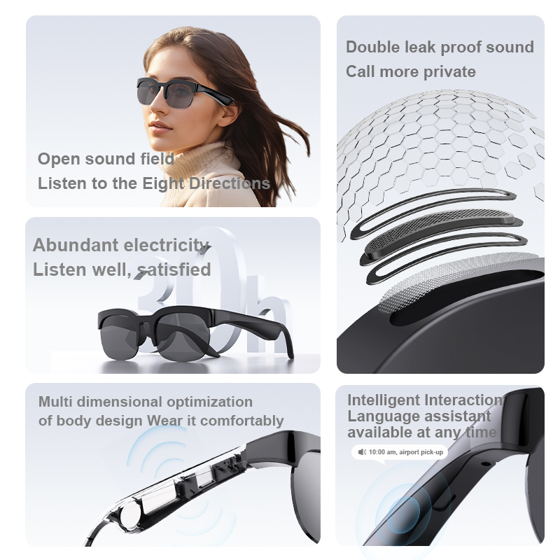 Inteligentne okulary audio Blu – Audio Music Arabic recenzja i cena