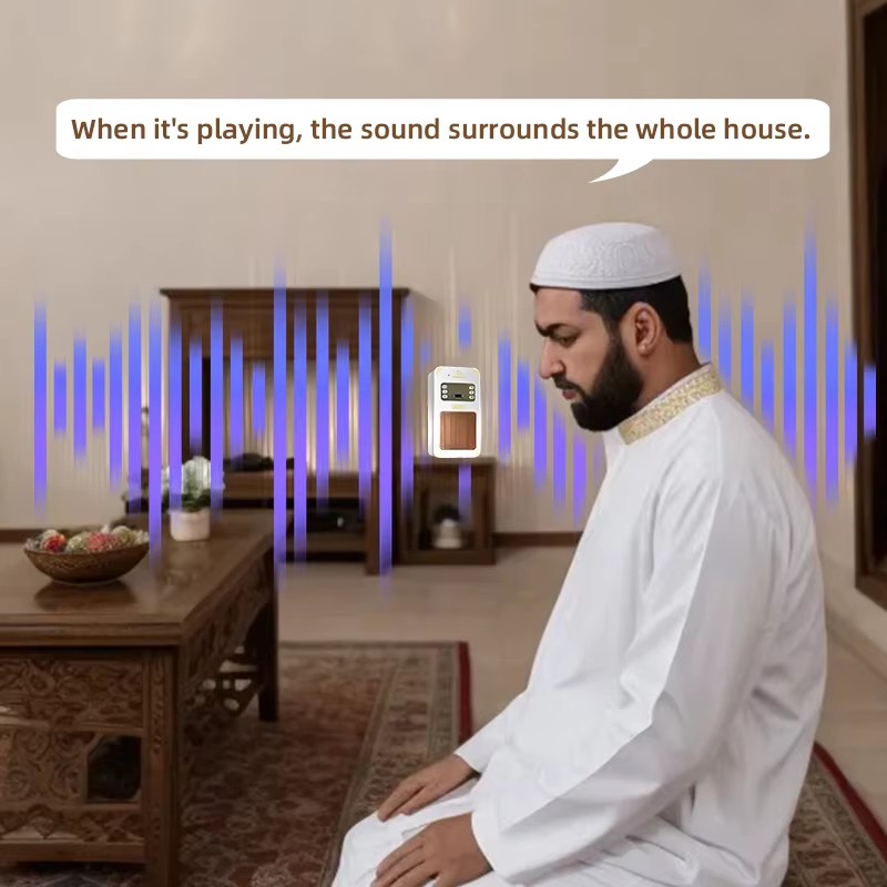Lampka nocna Koran Azan Zegar  – Audio Music Islamic recenzja i cena