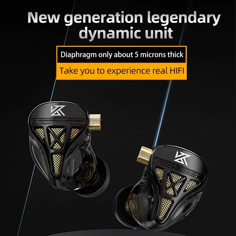 Słuchawki douszne KZ DQS 1DD H – Audio Music Dj recenzja i cena