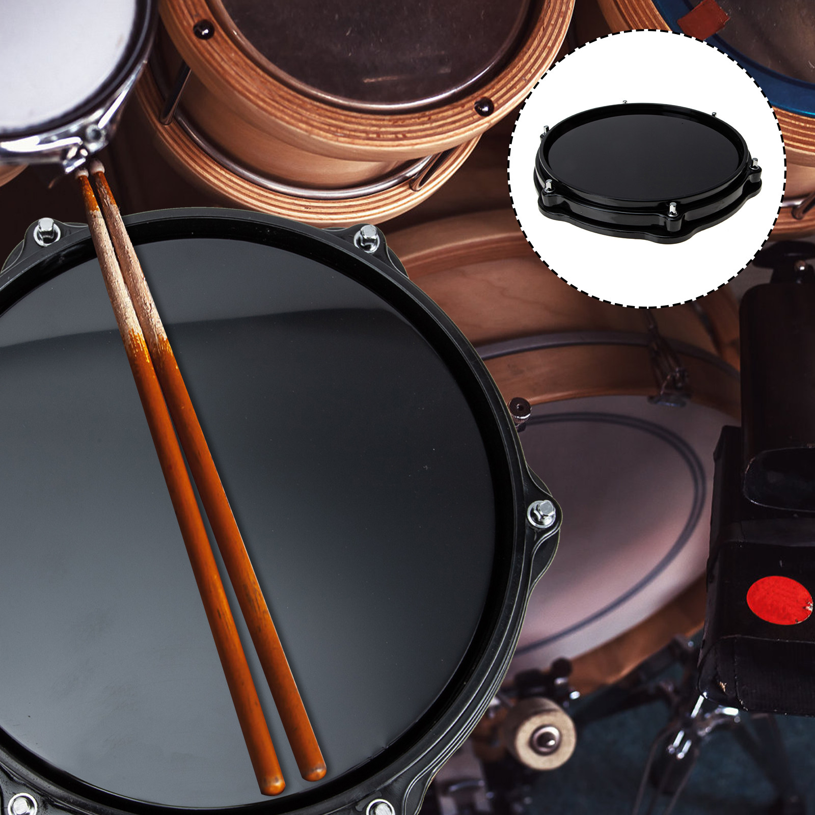Gumowa mata do ćwiczeń na bębn – Drum Practice Pad recenzja i cena