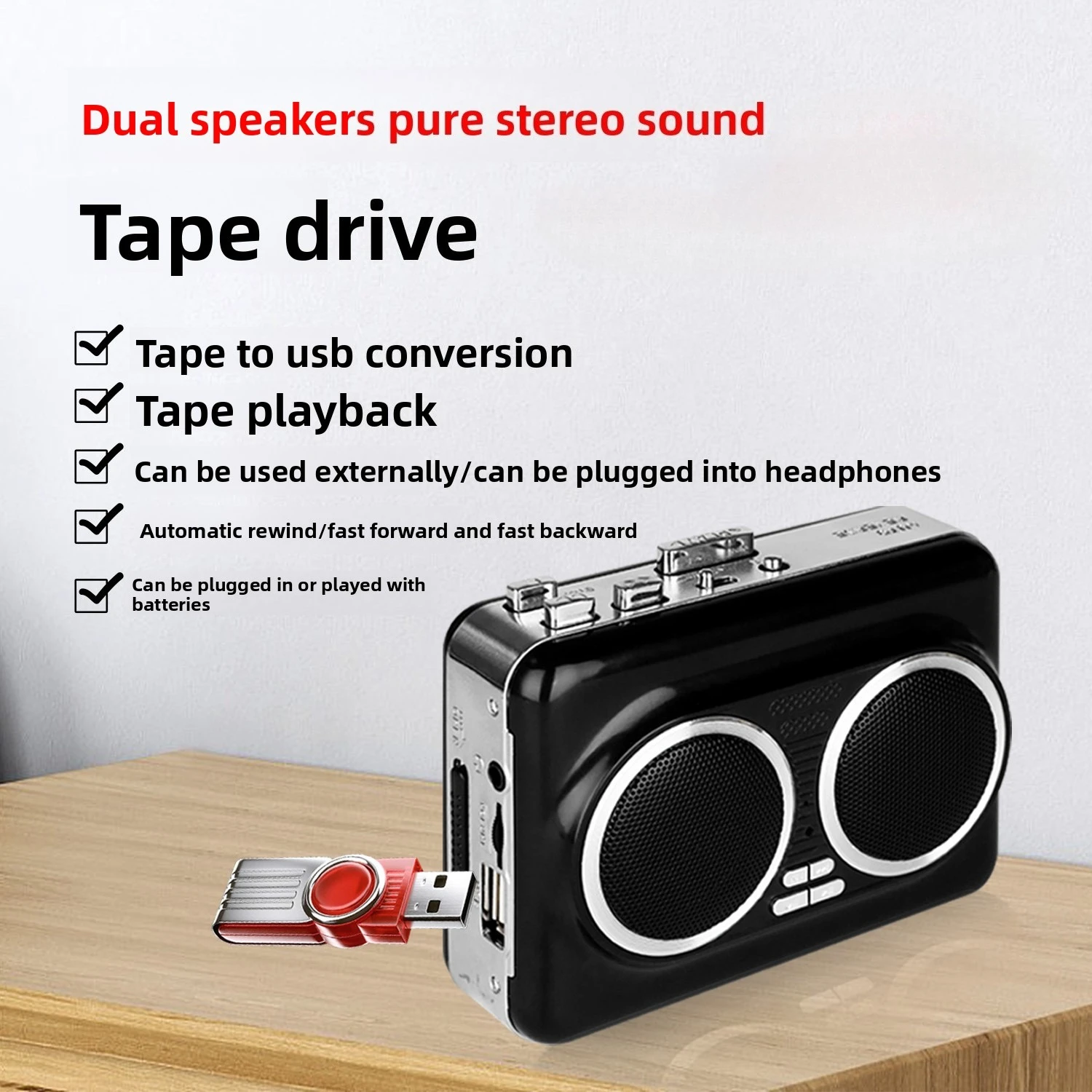 Odtwarzacz kaset USB, konwerte – Audio Music Player Pc recenzja i cena