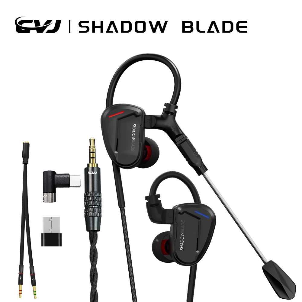 Słuchawki douszne CVJ Shadow B – Audio Music Dj recenzja i cena