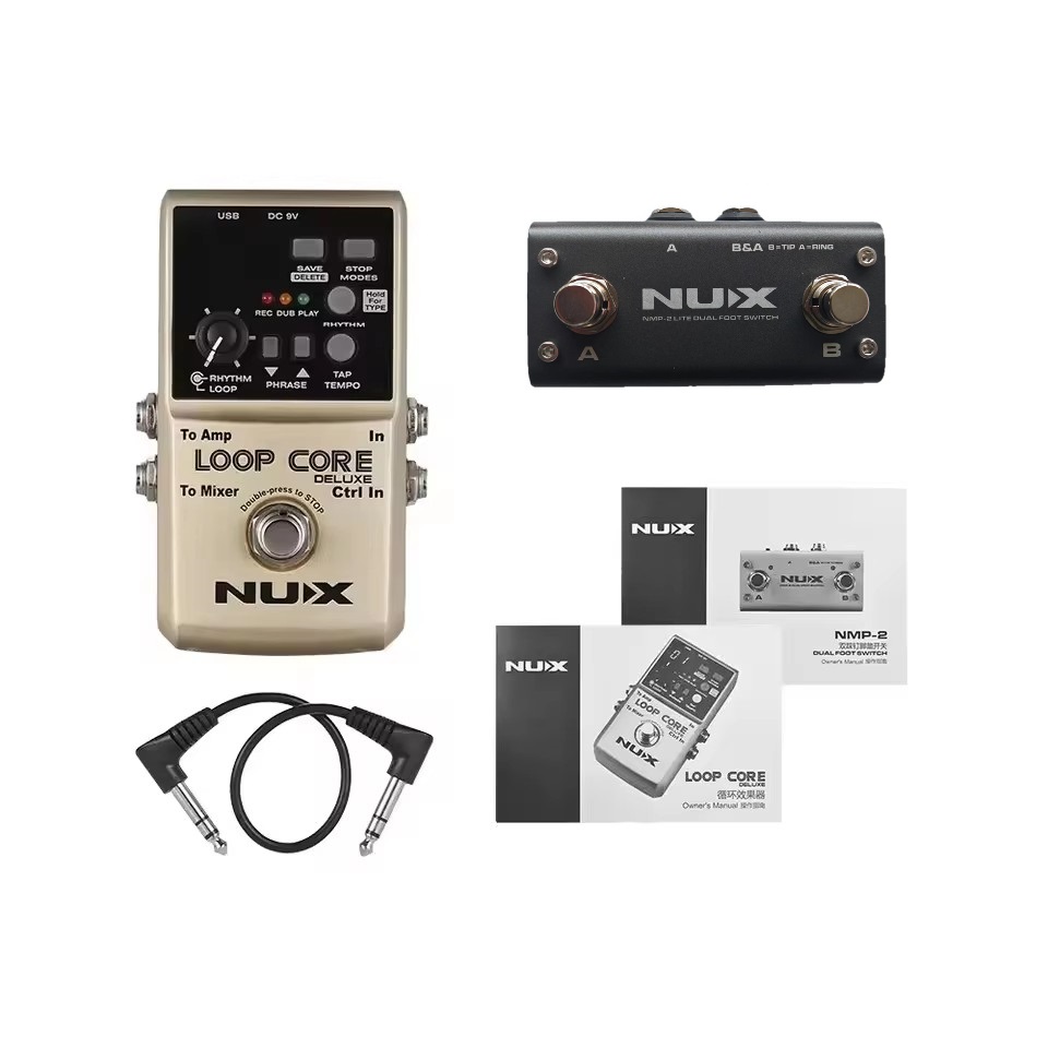 Nux Loop Core Deluxe pedał efe – Looper Pedal Guitar recenzja i cena