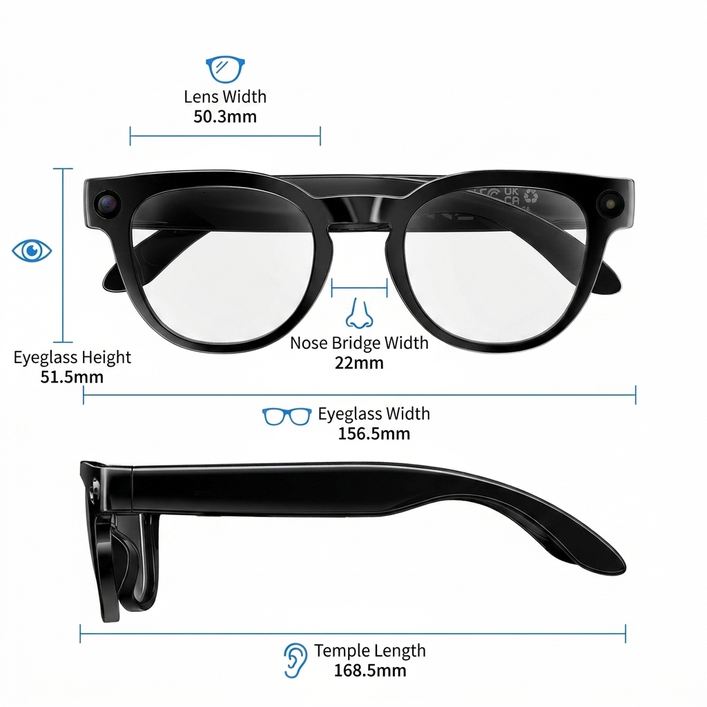 Inteligentne okulary AI 2026 z – Audio Music Arabic recenzja i cena